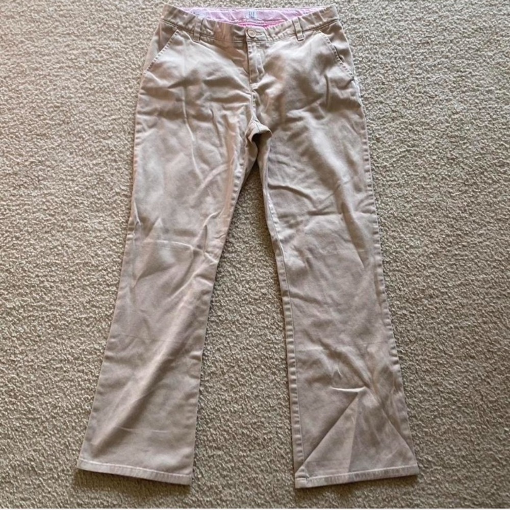 Girls Tan khakis